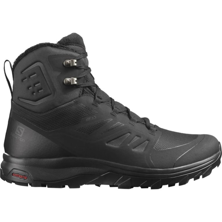 Botas de Invierno Salomon Outblast Thinsulate Climasalomon Impermeables Hombre Negros | MX ZUVP853